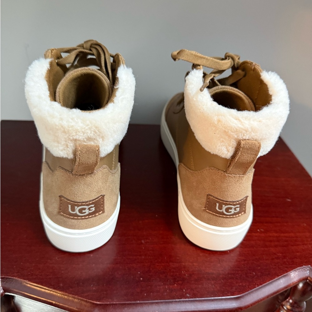 UGG Women's Brown High-Top Sneakers - Picture 3 of 5